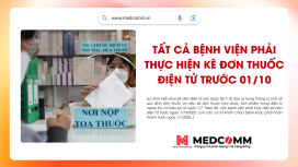 Từ 1/10/2025: Tất cả bệnh viện phải kê đơn thuốc điện tử – Bước ngoặt số hóa y tế Việt Nam